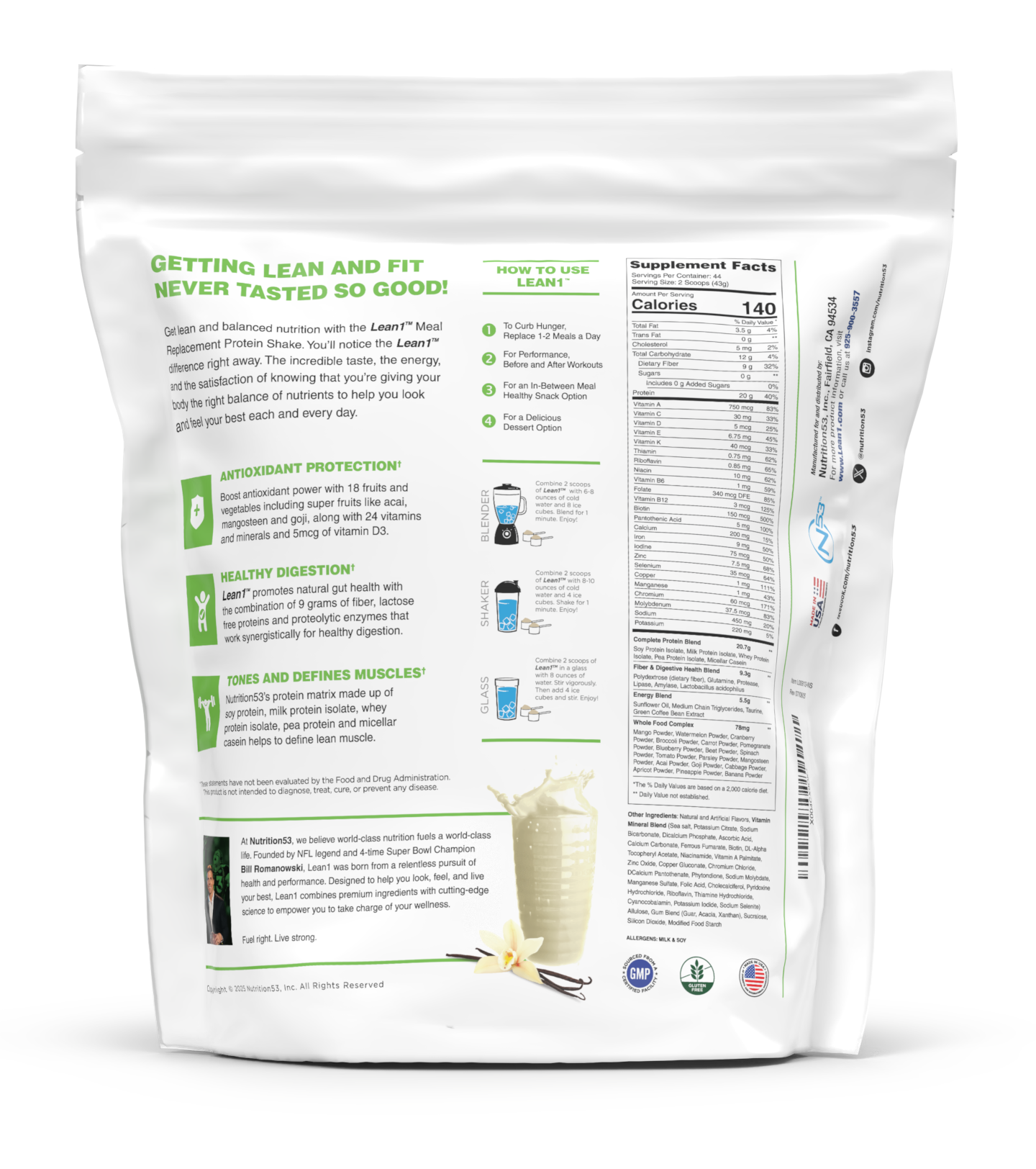 Vanilla (44 servings)