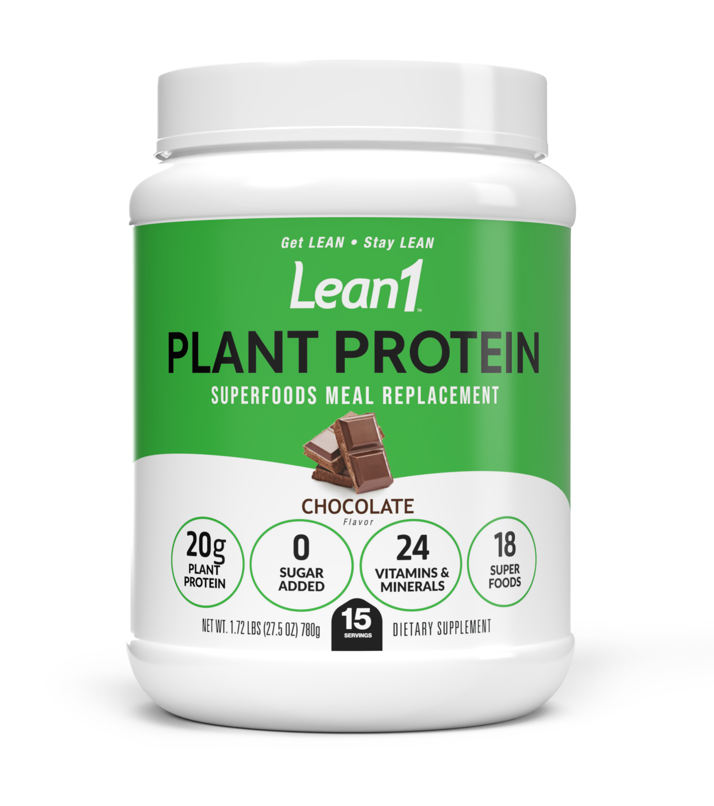Nutrition53 | Lean1 Plant-Based Protein Tub | Vegan Protein Powder