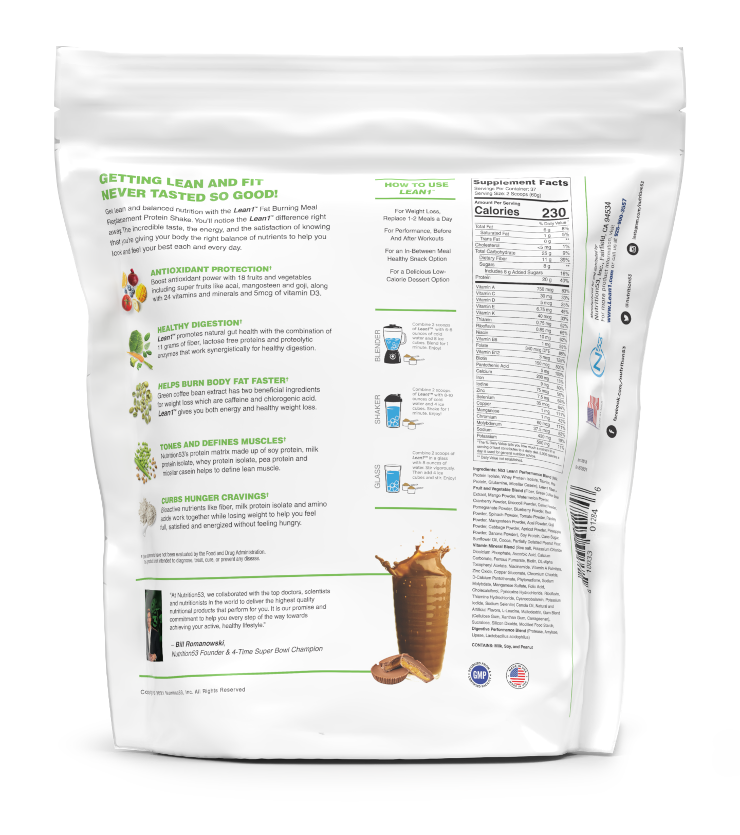 Chocolate Peanut Butter (37 servings)