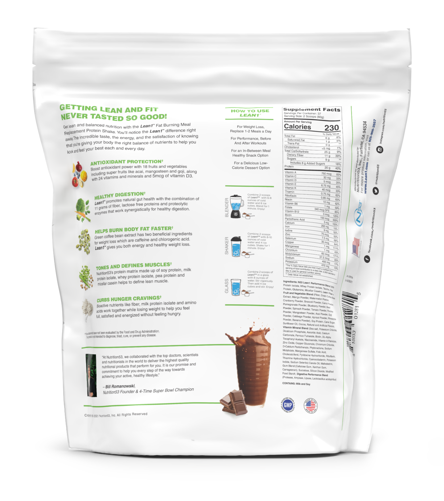 Chocolate (37 servings)