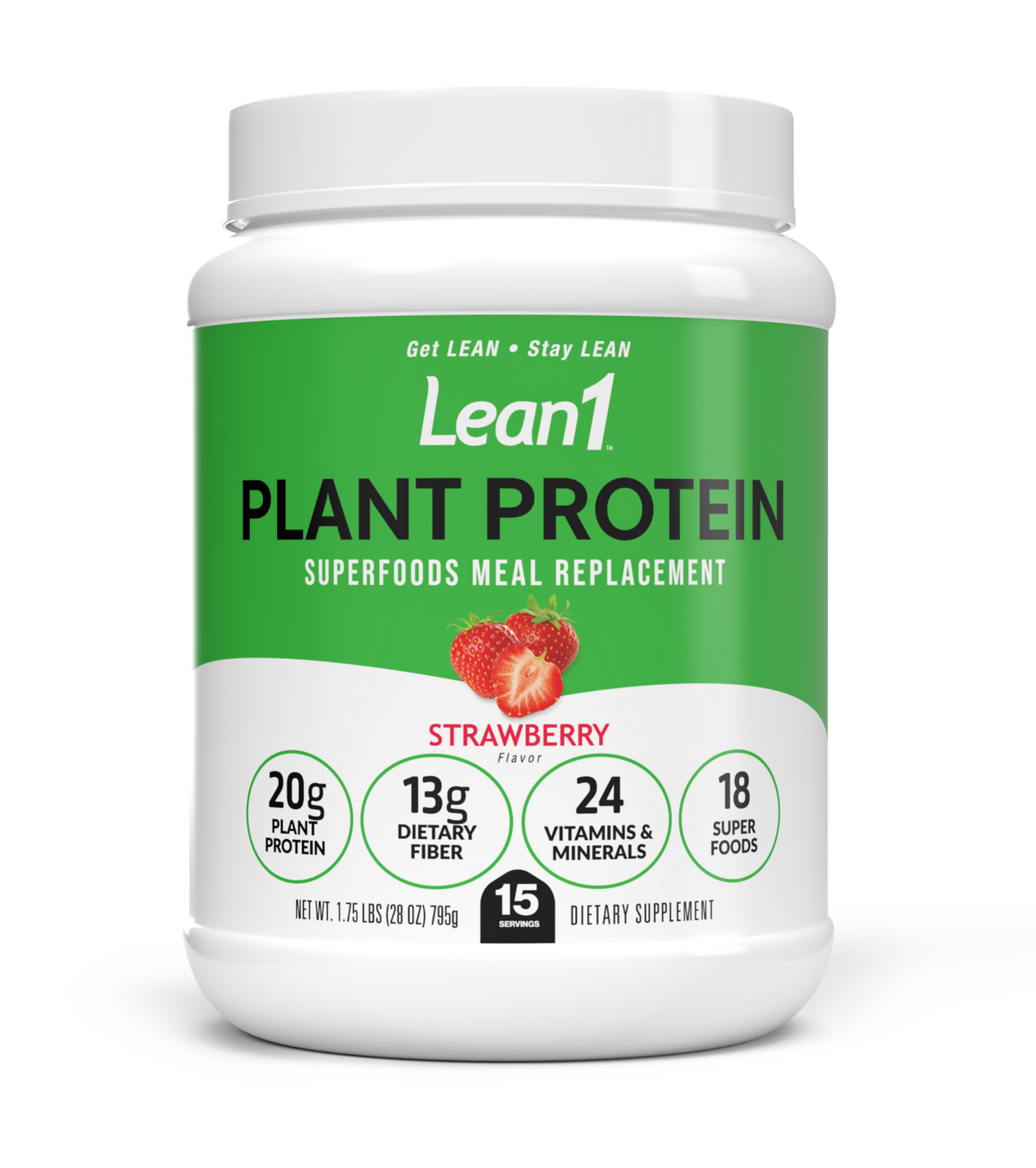 Nutrition53 | Lean1 Plant-Based Protein Tub | Vegan Protein Powder